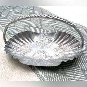 Vintage Silver Tray with Handle